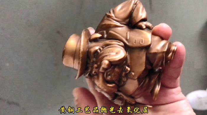 黄铜工艺品未抛光之前